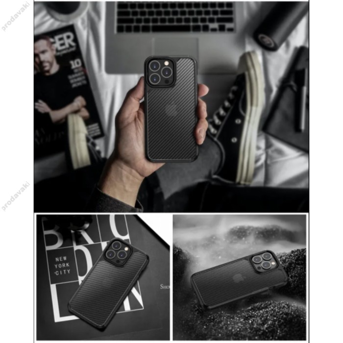 Чохол Ipaky Carbon Fiber Case для iPhone 14 Pro Max