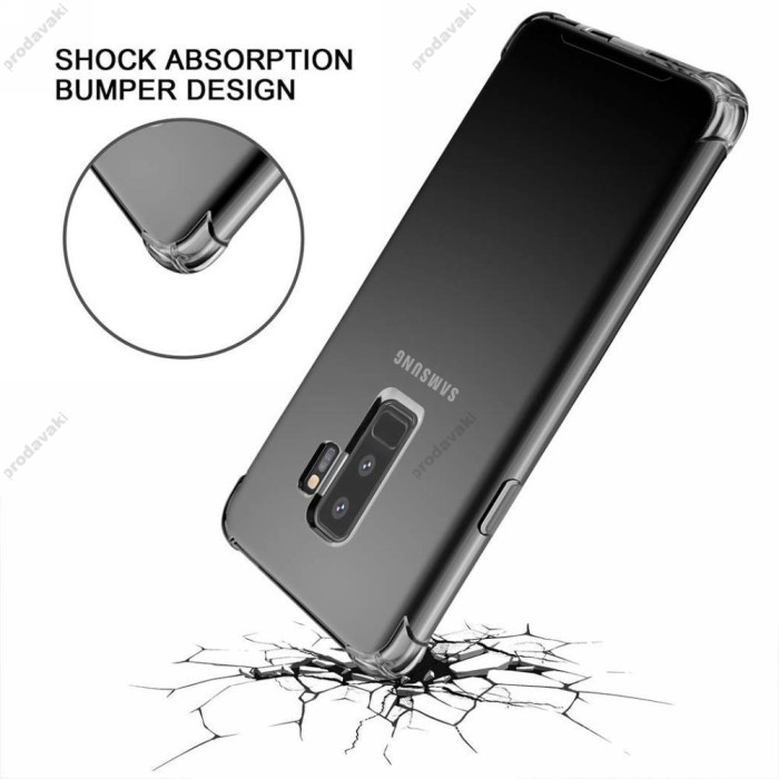 Чохол для Samsung Galaxy S9+ (G965) WXD силіконовий прозорий ударостійкий