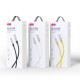 Кабель XO NB251 Android Liquid Silicone Rubber для Micro 6A/1m Білий