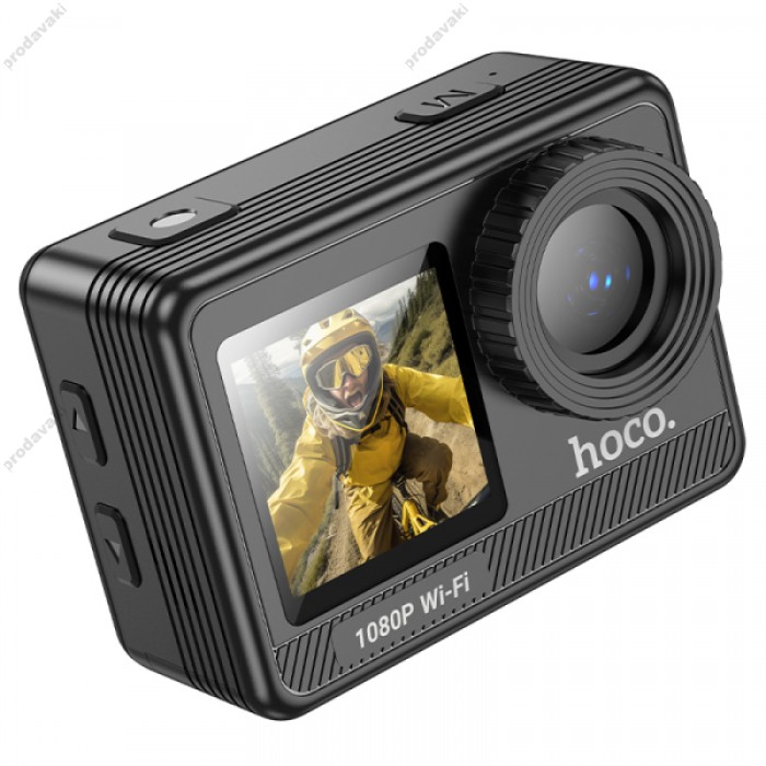 Екшн-камера HOCO DV103 Dual color screen для активного відпочинку Black