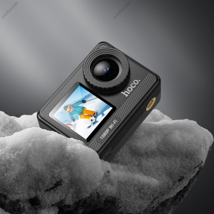 Екшн-камера HOCO DV103 Dual color screen для активного відпочинку Black