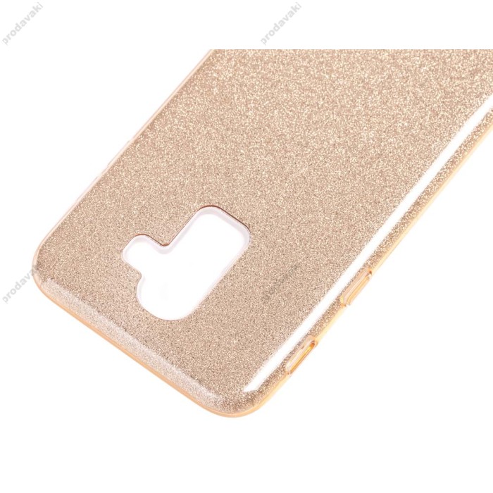 Чохол для Samsung Galaxy J8 (J810) Shining Glitter з блискітками золотистий