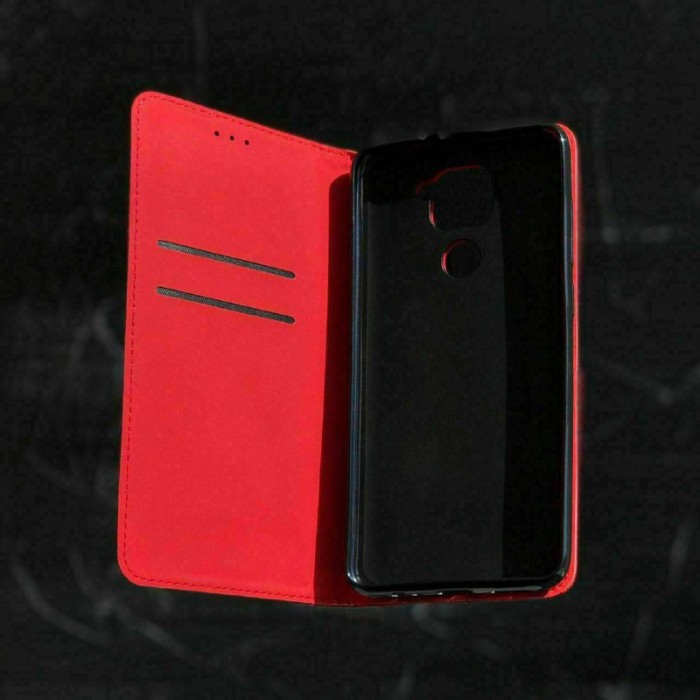 Чохол книжка Samsung Galaxy A03 (A035) Black magnet рожевий