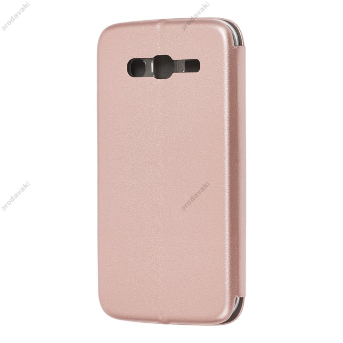Чохол книжка Premium для Samsung Galaxy J5 (J500) рожево-золотистий