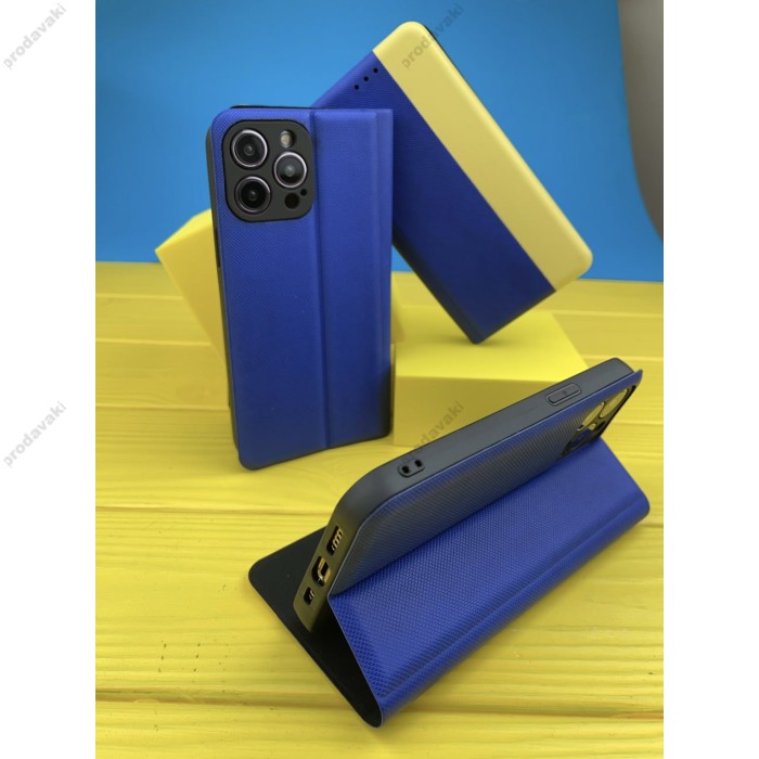Чохол книжка UA для Samsung Galaxy A04 (A045) жовто-блакитний