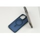 Чохол для iPhone 14 Pro Max Berlia Titanium MagSafe grey