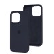 Чохол для iPhone 15 Pro Max Square Full silicone midnight blue