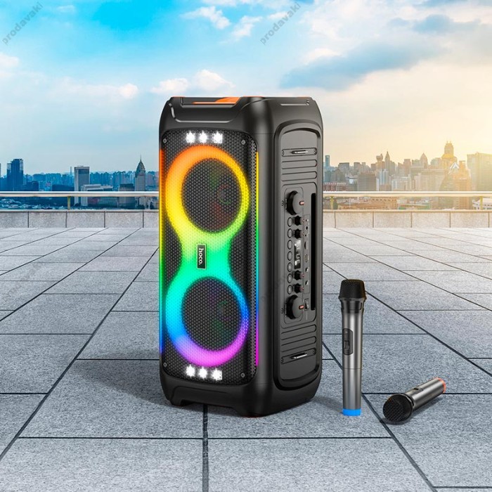 Портативна колонка Bluetooth HOCO HA9 Kayman dual-mic outdoor BT speaker 40W
