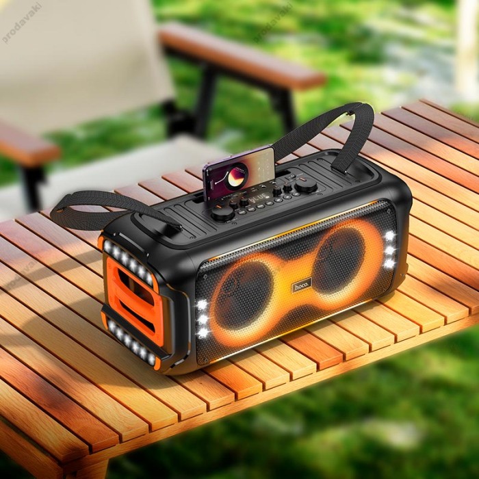 Портативна колонка Bluetooth HOCO HA9 Kayman dual-mic outdoor BT speaker 40W