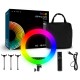 Лампа Кільцева LED CH HQ-18 RGB 46 cm 18" 55W 3000-6500K