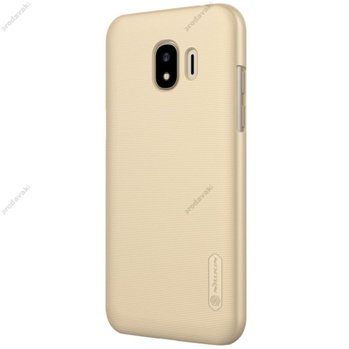 Чохол для Samsung Galaxy J2 2018 (J250) Nillkin із захисною плівкою золотистий