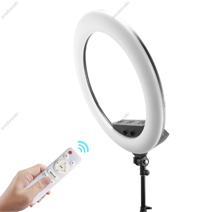 Лампа Кільцева LED Veron FS-640 II 55см 100W 3200-5500K white з дзеркалом