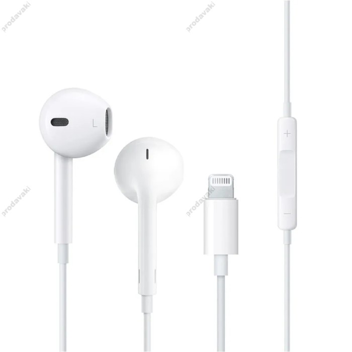 Дротові навушники WiWU EB302 Wired Earphone (bluetoothe mode) Lightning White