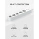 Подовжувач мережевий фільтр LDNIO SE4432 2500W 10A 2.0m 4usb 3.4A white