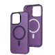 Чохол для iPhone 15 Pro Max IMD Colors MagSafe purple