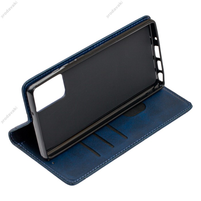 Чохол книжка Business Leather для Samsung Galaxy Note 20 (N980) синій