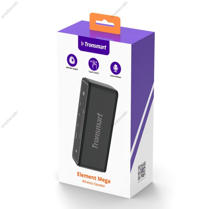 Портативна колонка Bluetooth Tronsmart Mega BT5.0 40W Black