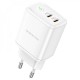Мережевий зарядний пристрій Borofone BN9 Reacher dual port charger 35W White
