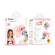 Фотоапарат дитячий з друком HOCO DV204 Dual-camera children printing camera 2.4" HD screen Pink