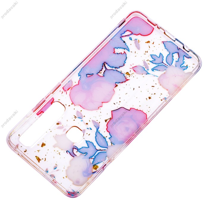 Чохол для Samsung Galaxy A9 2018 (A920) Flowers Confetti "троянда"