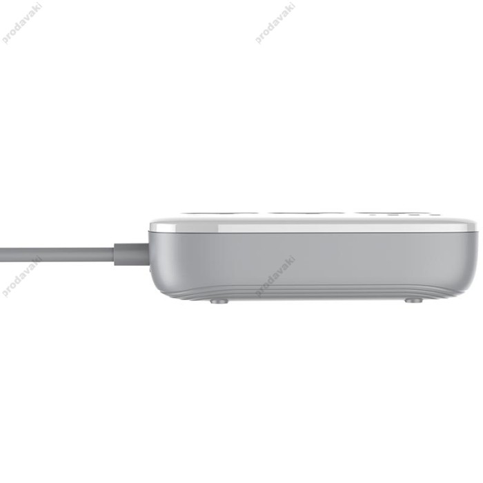 Подовжувач мережевий фільтр LDNIO c Wi-Fi SEW3452 3USB/1Type-C 3 Sockets QC/PD 30W/10A 2m EU Plug white