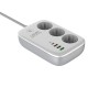 Подовжувач мережевий фільтр LDNIO c Wi-Fi SEW3452 3USB/1Type-C 3 Sockets QC/PD 30W/10A 2m EU Plug white