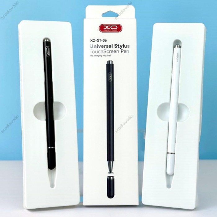 Стілус XO ST-06 Universal touch-sensitive Capacitor Pen Чорний