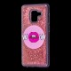 Чохол для Samsung Galaxy A8 2018 (A530) вода червоний "вау губи"