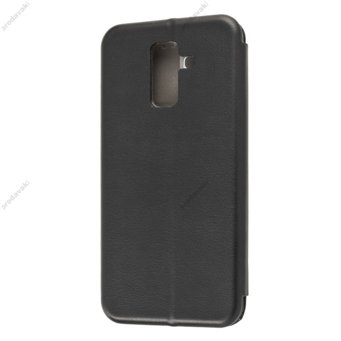 Чохол книжка Premium для Samsung Galaxy A6+ 2018 (A605) чорний
