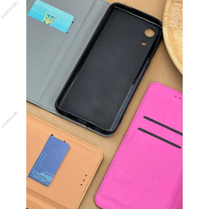 Чохол книжка для Samsung Galaxy A03 (A035) Black magnet коричневий
