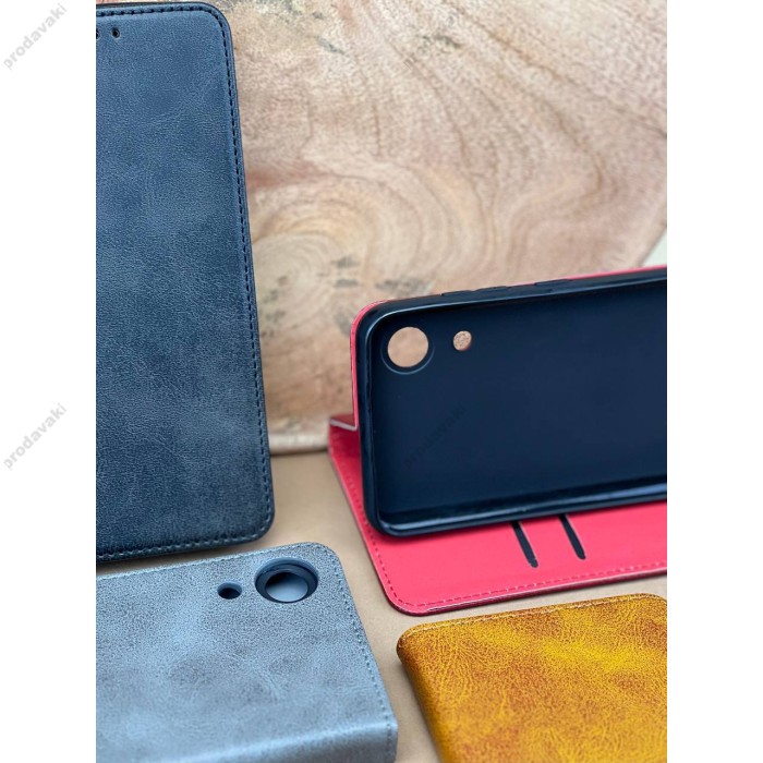 Чохол книжка для Samsung Galaxy A03 (A035) Black magnet коричневий