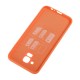 Чохол для Samsung Galaxy A8+ 2018 (A730) Silicone cover помаранчевий