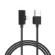Перехідник розгалужувач Hoco LS9 Lightning - Lightning 0.15m Black