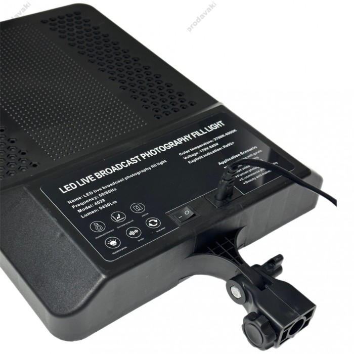 Лампа відеосвітло LED CH 4028 40x28 cm 204 Lights 50W 2700K-6000K
