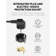 Подовжувач мережевий фільтр LDNIO SE6403 2500W 2m EU Plug 4 USB 6 Sockets 3.4A black