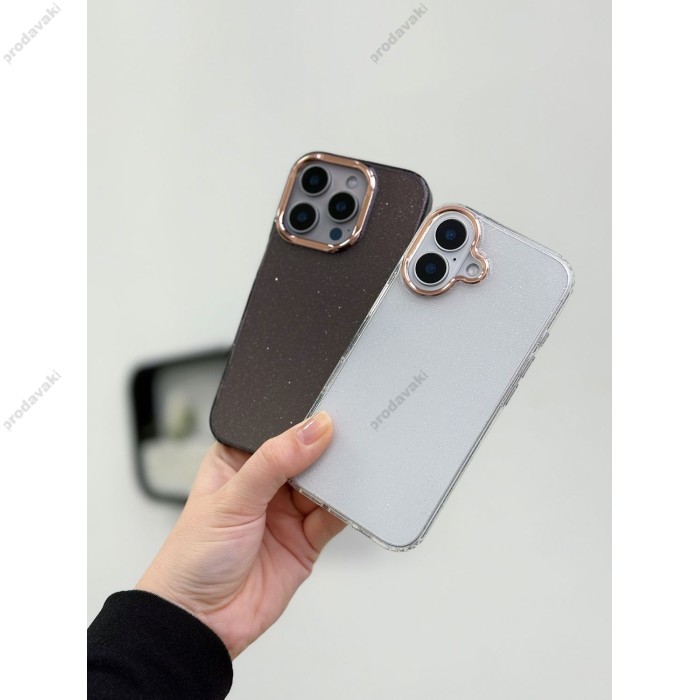 Чохол для iPhone 18 Pro Max xVibe Sparkle Case з блискітками Black