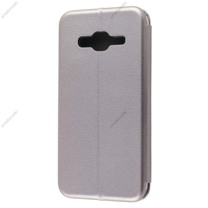 Чохол книжка Premium для Samsung Galaxy J3 2016 (J320) сірий