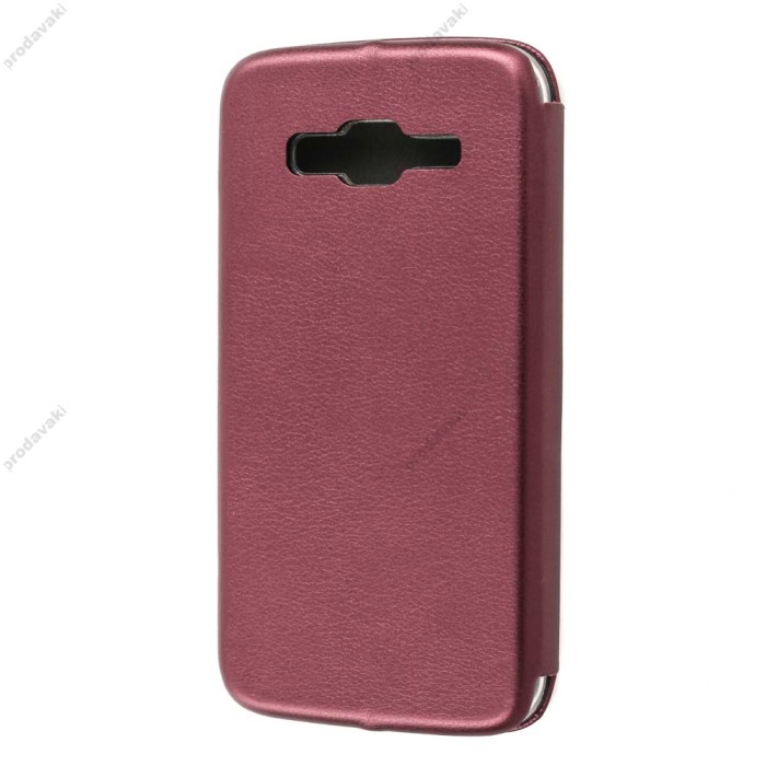 Чохол книжка Premium для Samsung Galaxy J5 (J500) бордовий