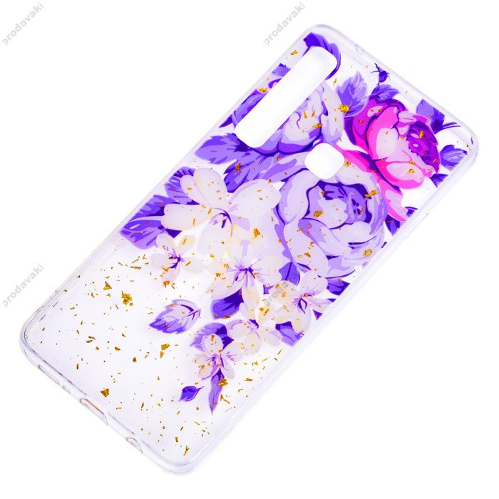 Чохол для Samsung Galaxy A9 2018 (A920) Flowers Confetti "піони"