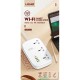 Подовжувач мережевий фільтр LDNIO c Wi-Fi SCW3451 3USB/1Type-C 3 Sockets QC/PD 30W/10A 2m EU Plug white