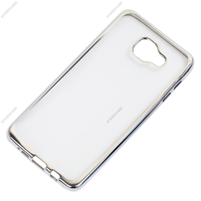 Чохол для Samsung Galaxy A7 2016 (A710) Silver (окантовка)