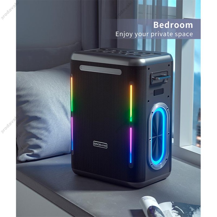 Портативна колонка Bluetooth Xdobo Party 1981 IPX5 BT5.3 TWS 300W Black