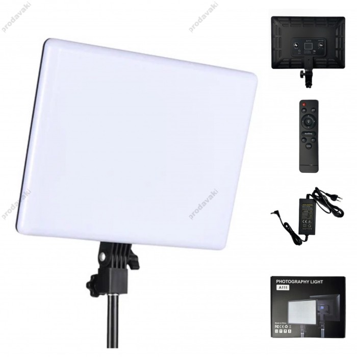 Лампа відеосвітло LED CH A111 33x25 cm 416 Lights 3200K - 5500K