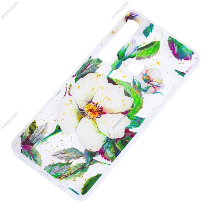Чохол для Samsung Galaxy A9 2018 (A920) Flowers Confetti "шипшина"