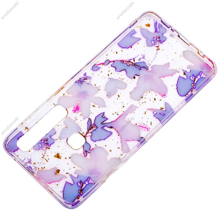 Чохол для Samsung Galaxy A9 2018 (A920) Flowers Confetti "китайська фіолетова троянда