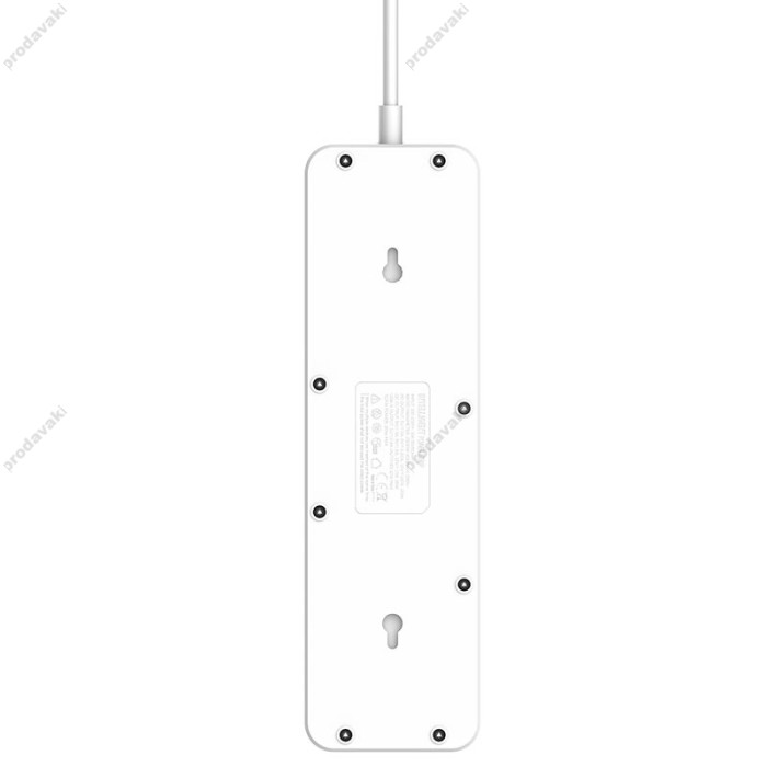 Подовжувач мережевий фільтр LDNIO SC5415 PD20W / QC18W 3USB / 1Type-C 5 Sockets