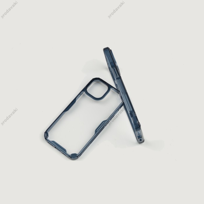 Чохол Nillkin Nature Series для iPhone 14 Pro Max темно-синій/прозорий