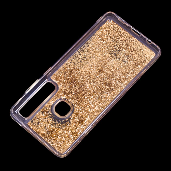 Чохол для Samsung Galaxy A9 2018 (A920) вода золотистий "духи"