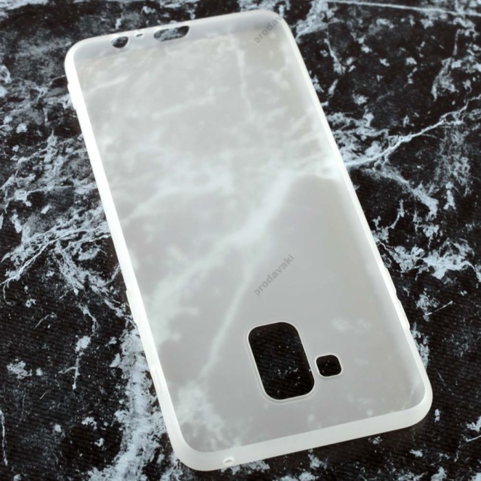 Чохол для Samsung Galaxy A8+ 2018 (A730) Soft case білий