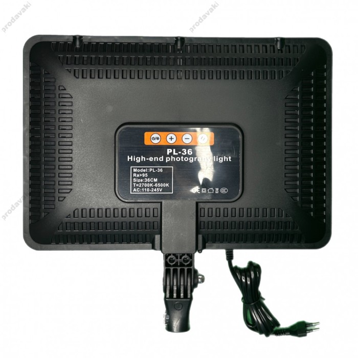 Лампа відеосвітло LED CH PL-36 36x25 cm 448 Lights 2700K-6500K Remote Adapter Inside